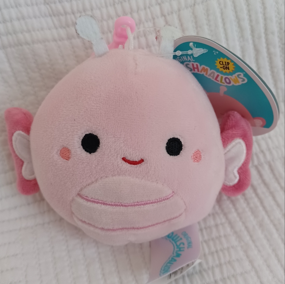 Squishmallows Maribel the Butterfly 3 inch keychain (S3 - 165-2) New with Tags